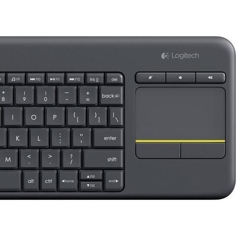 Ασύρματο πληκτρολόγιο και ποντίκι Logitech K400 Plus (920-007145) Αγγλικά πλήκτρα